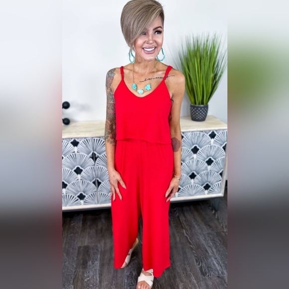 Pants - RUBY Jersey Beat Jumpsuit. Size Large. GREAT SPRING SUMMER LOOK.